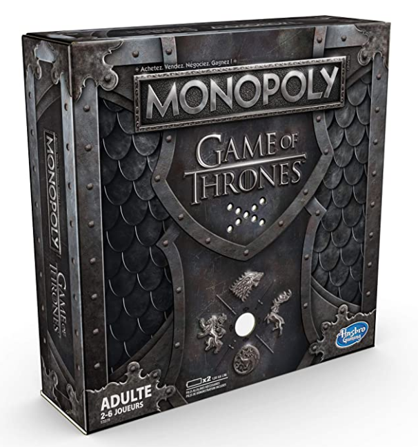 Monopoly Game of Thrones cadeau lecteur