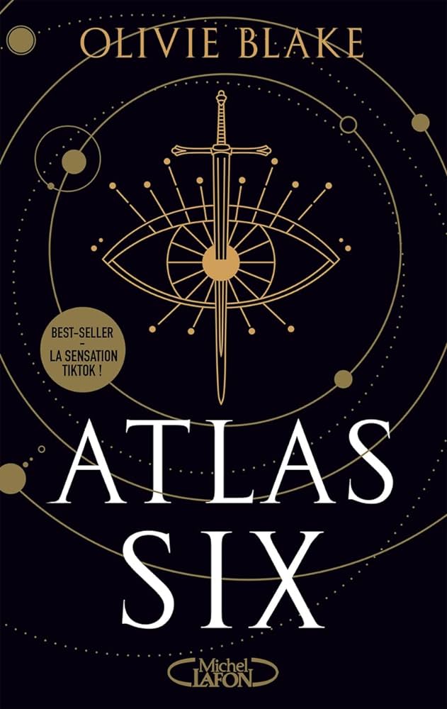 Couverture du roman populaire sur Booktok : Atlas Six.